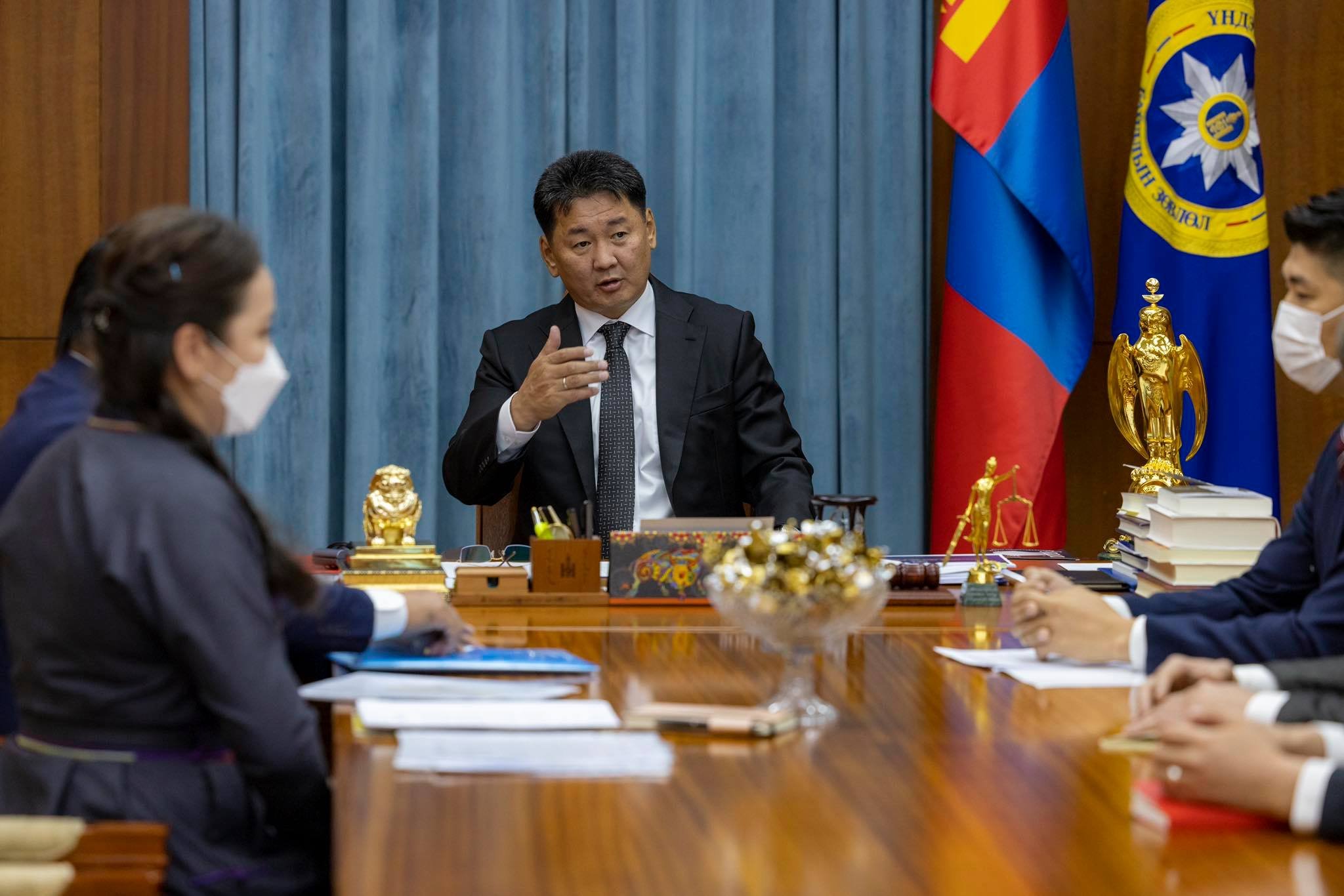 Монгол Улсын Ерөнхийлөгч Хилийн чанад дахь монголчуудын зөвлөлийн төлөөллийг хүлээн авч уулзав